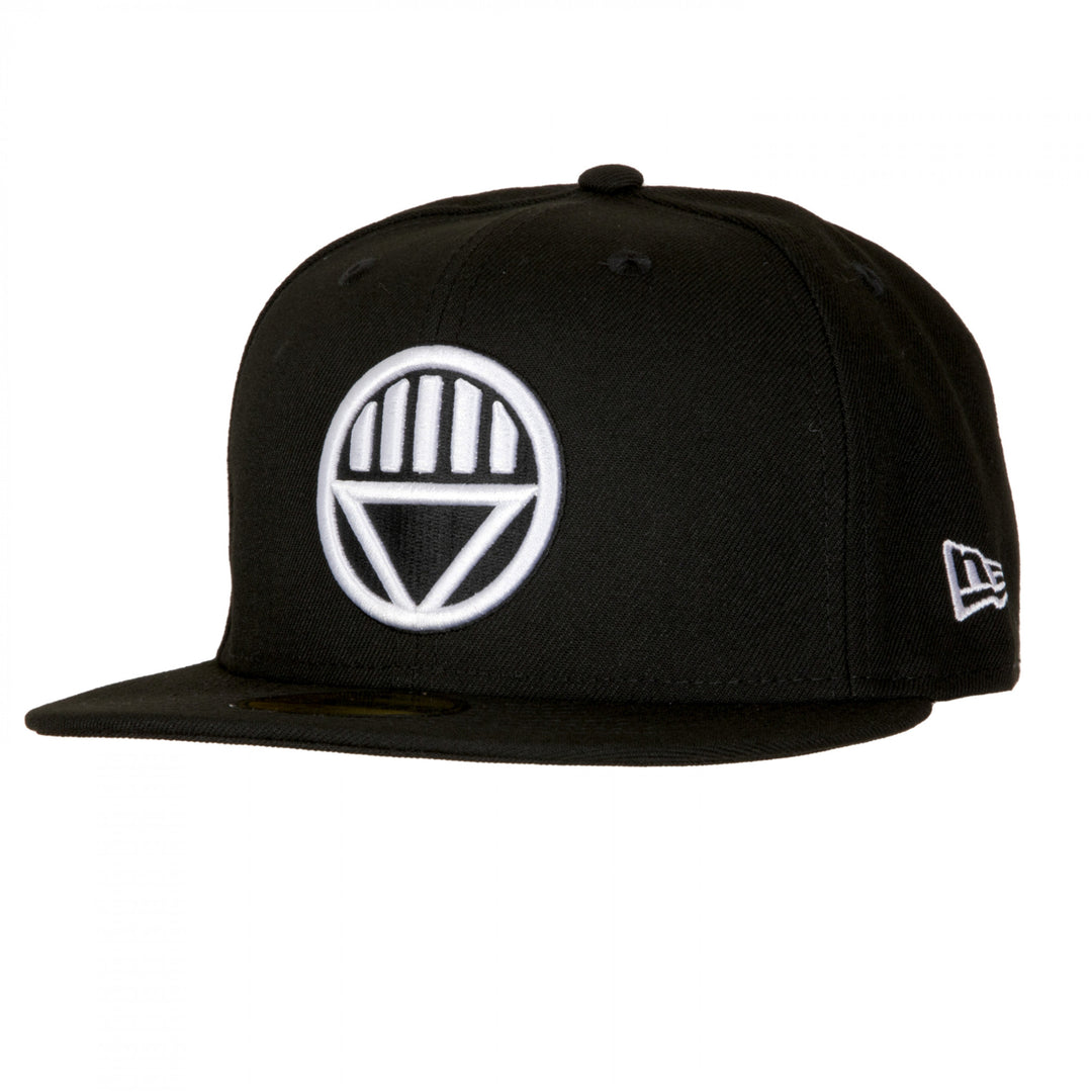 Black Lantern Symbol Blackest Night 59Fifty Fitted Hat Image 1