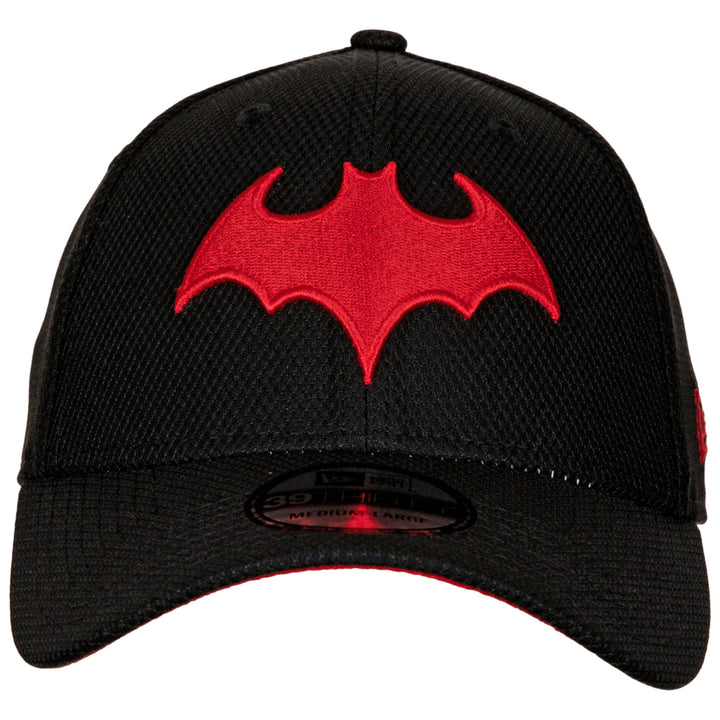 Batman Battle for The Cowl Symbol 39Thirty Fitted Hat Image 2