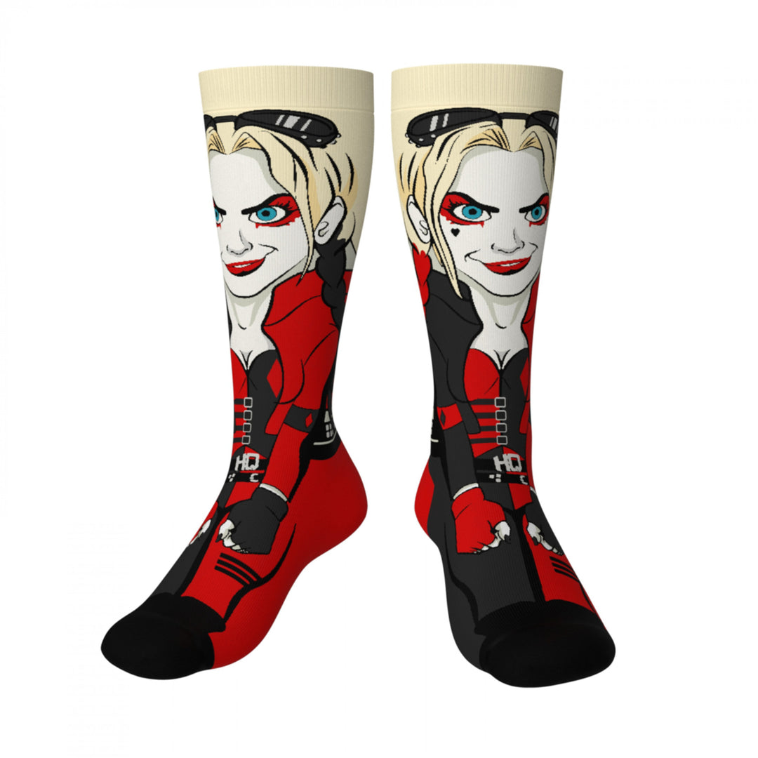 Harley Quinn Suicide Squad Crossover Crew Socks Image 1