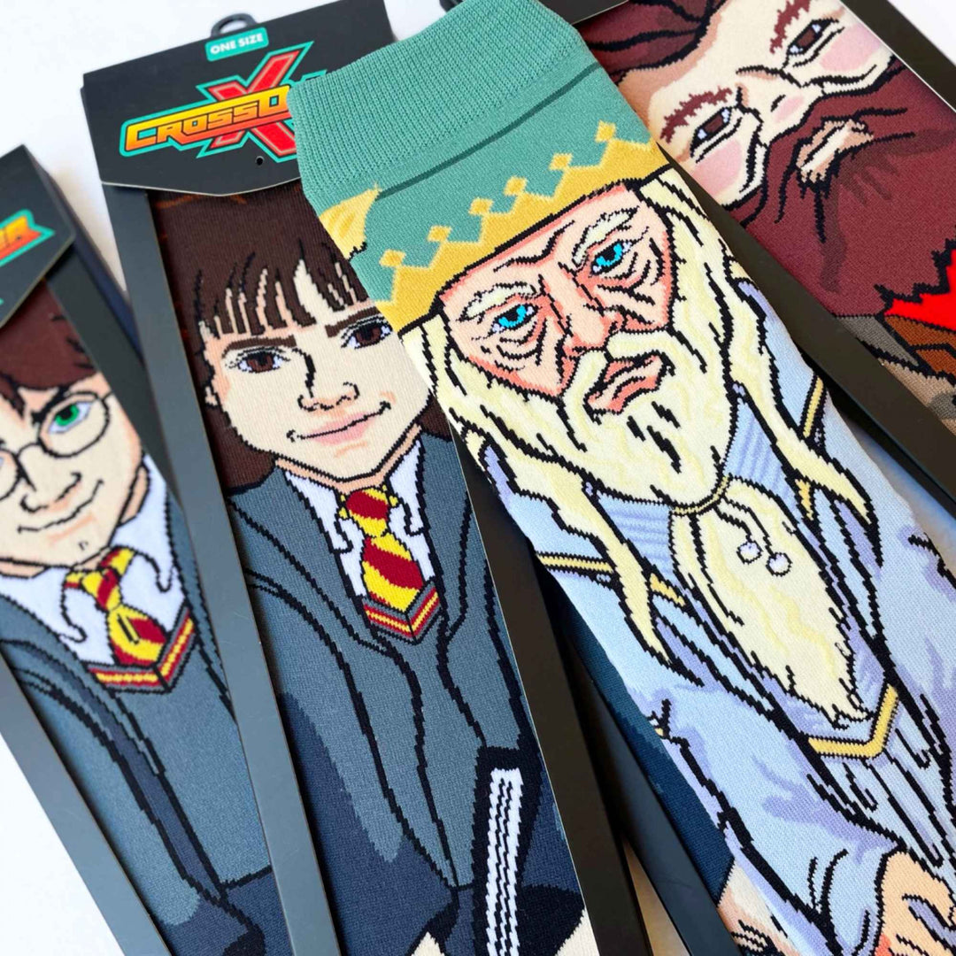 Harry Potter Dumbledore Crossover Crew Socks Image 3