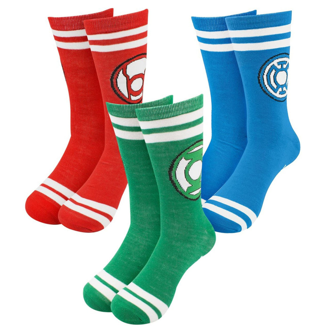 Lantern Corps Crew Socks 3-Pack Image 1