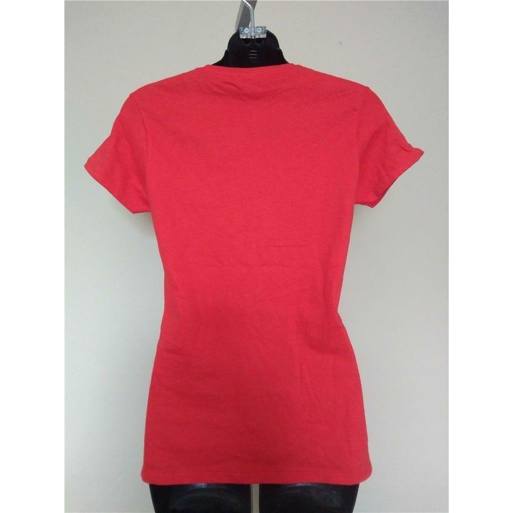 USA Hockey Womens Size S Small Red Shirt Image 3