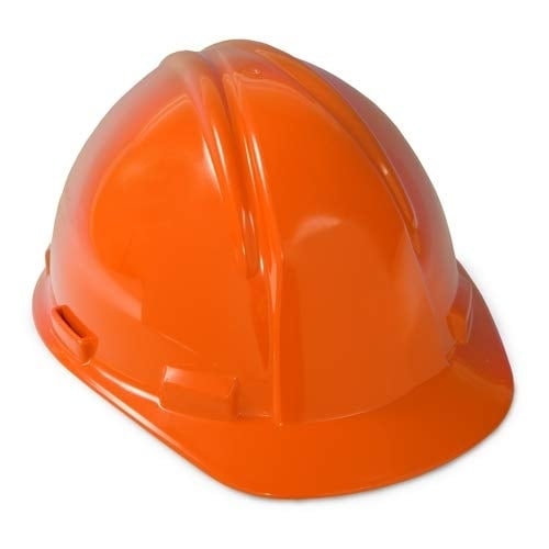 Radians GHR6-ORANGE-HV Industrial Safety Hard Hat ONE SIZE HI/VIS ORANGE Image 1