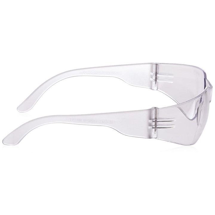 Radians Clear Safety Glasses Scratch Resistant Wraparound One Size Mirage Model Image 3