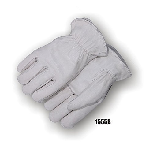 Majestic XS White String Knit Polyester Gloves Model 3909W 12 Pair Pack Image 3