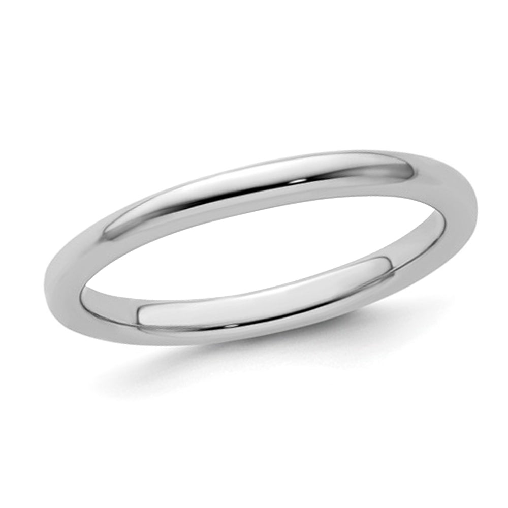 Classic Sterling Silver Ring Band (2.5mm) Image 1