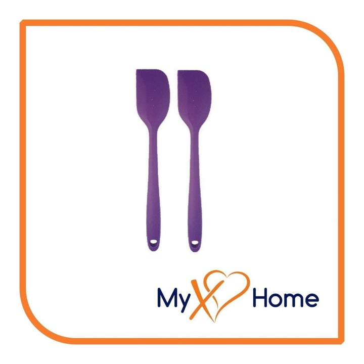 8" Purple Silicone Spatula by MyXOHome (1 2 4 or 6 Spatulas) Image 1