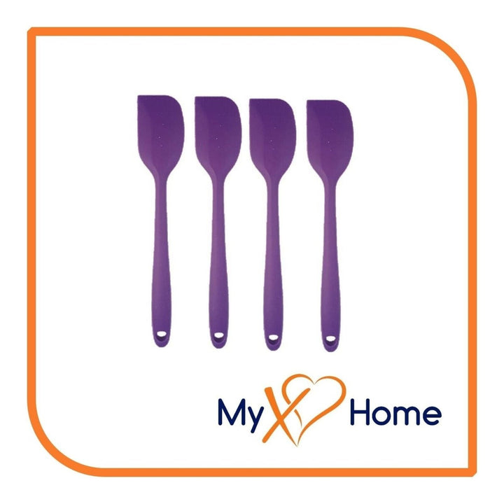 8" Purple Silicone Spatula by MyXOHome (1 2 4 or 6 Spatulas) Image 1