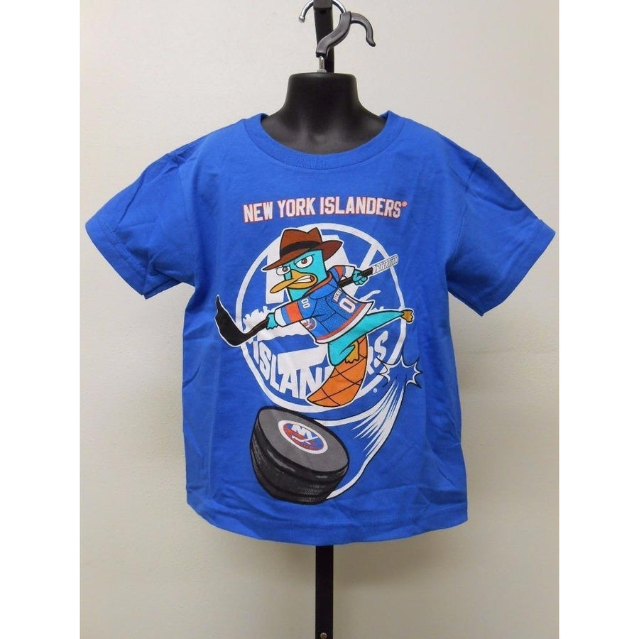 PHINEAS and FERB  YORK ISLANDERS KID KIDS MEDIUM M SIZE 5/6 T-SHIRT 67MQ Image 1