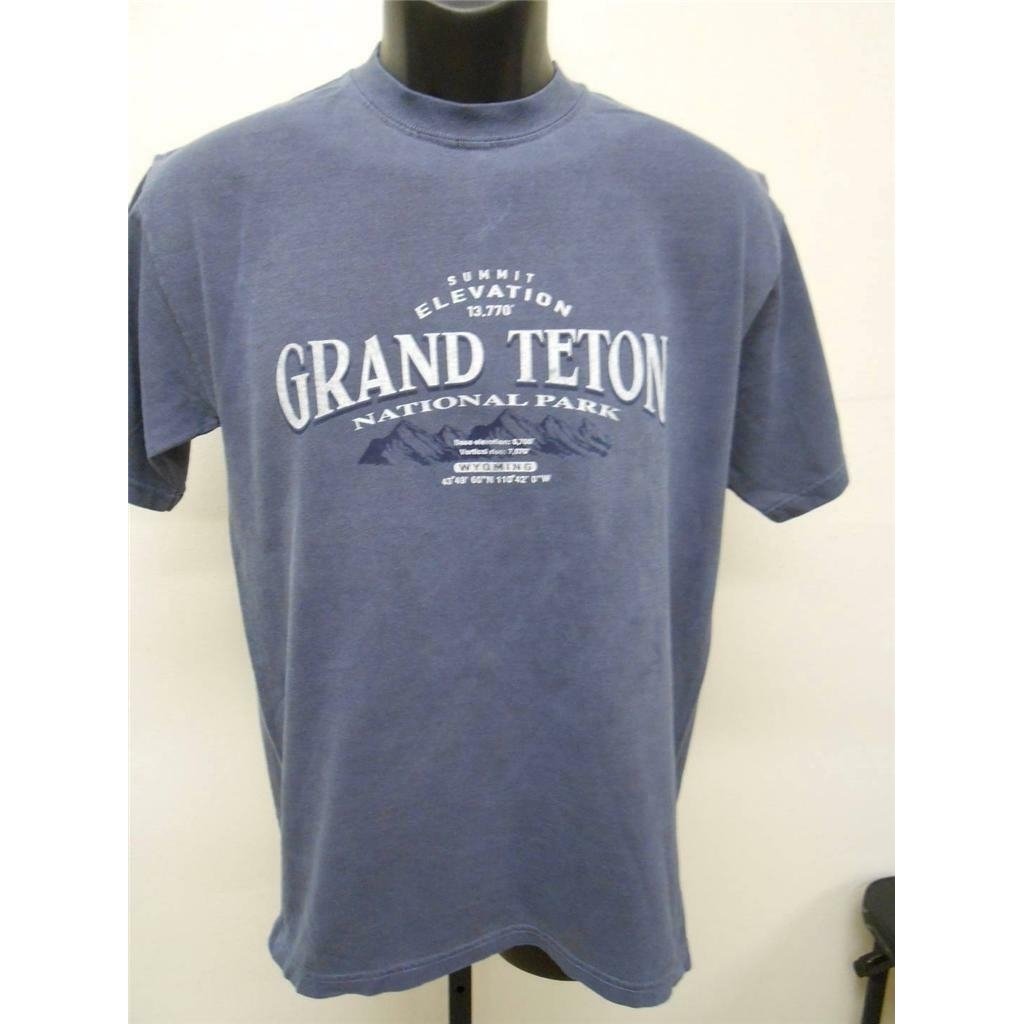 Grand Teton National Park WY Wyoming Adult Mens Size S Small Shirt Image 4