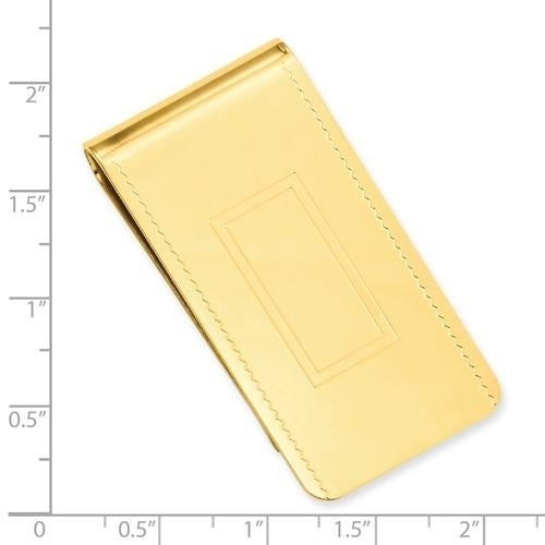 Gold-plated Kelly Waters Money Clip Image 3