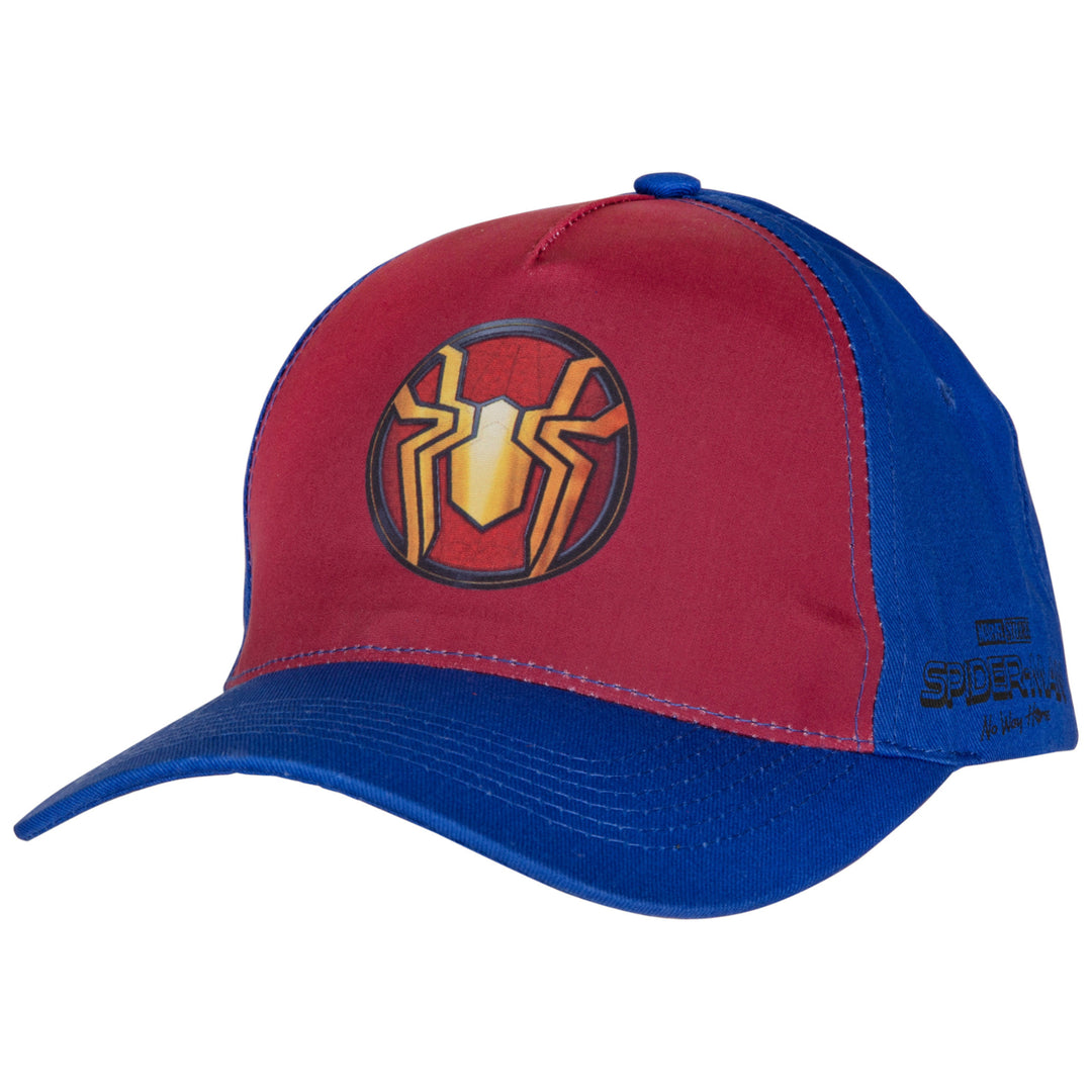 Spider-Man No Way Home The Iron Spider Symbol Printed Snapback Hat Image 1