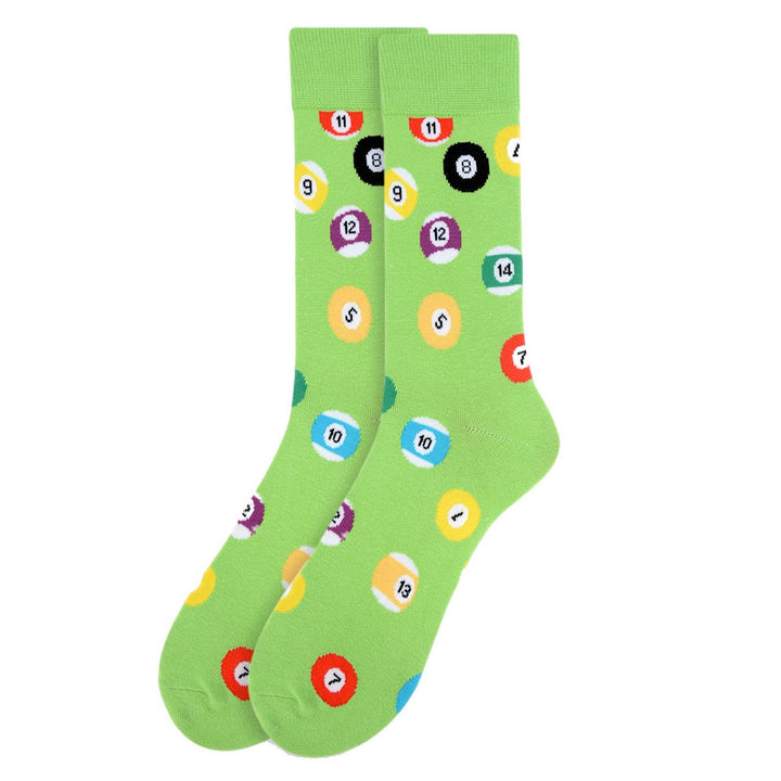 Pool Billiard Socks Personalized Socks Fun Socks Graphic Pool Socks Image 2