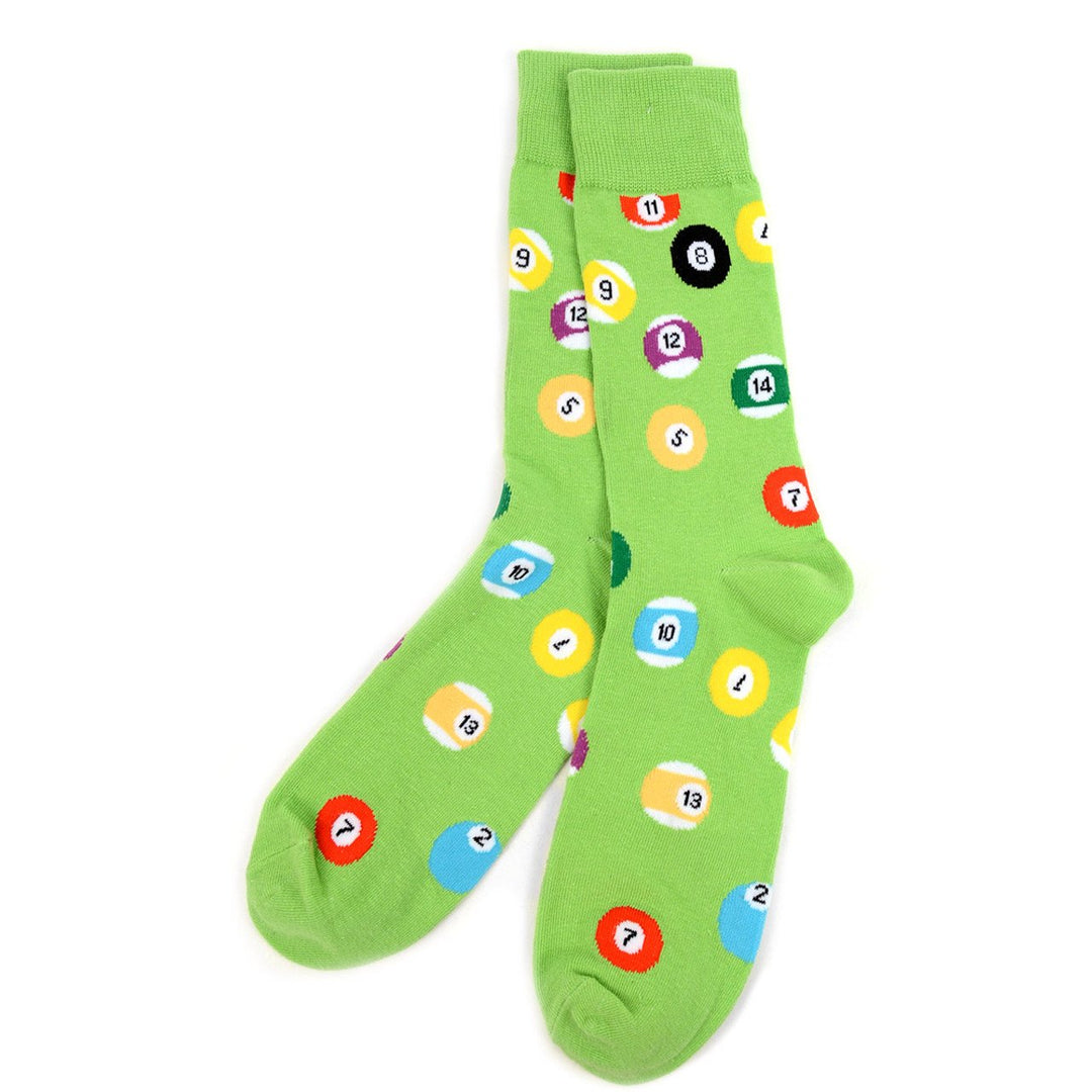Pool Billiard Socks Personalized Socks Fun Socks Graphic Pool Socks Image 3