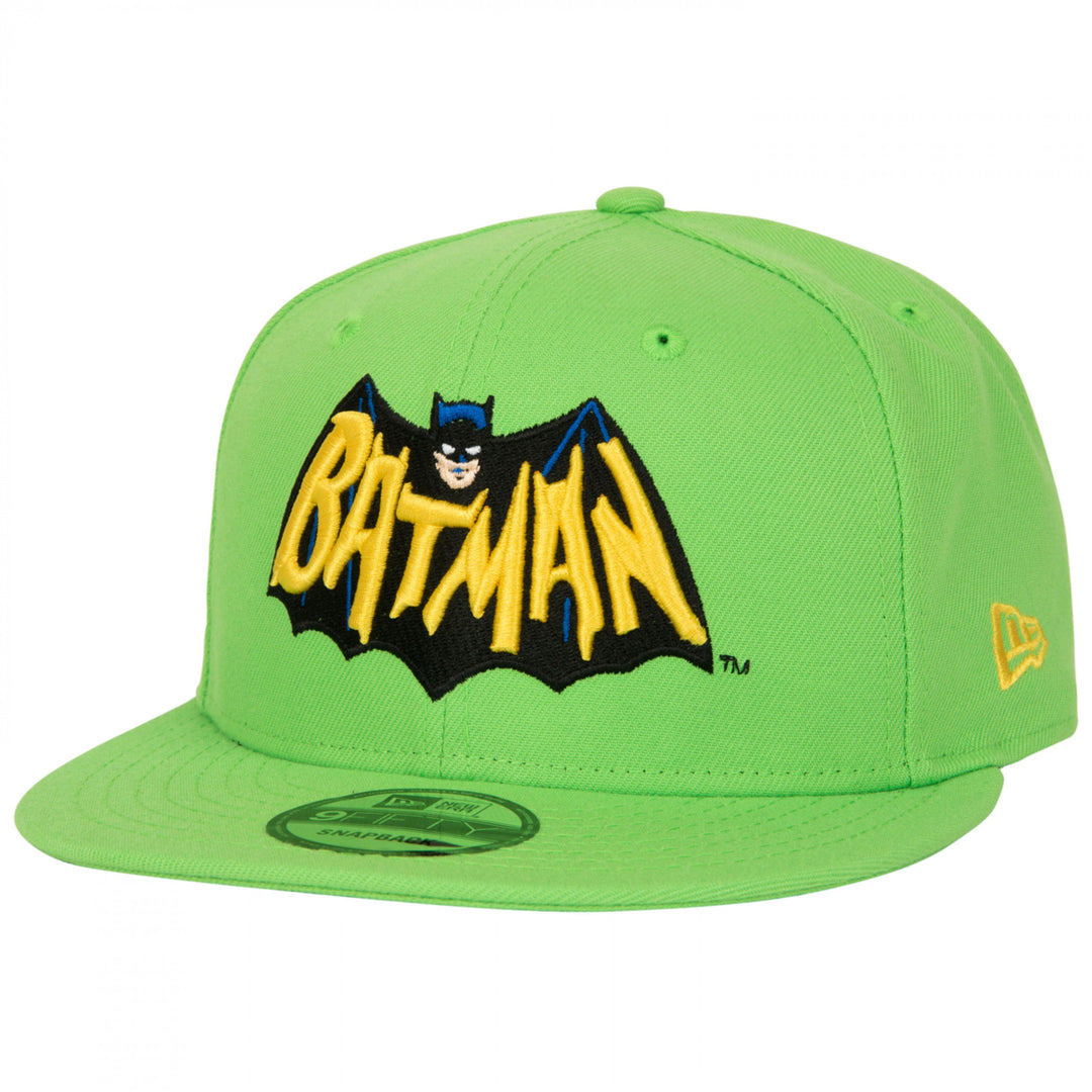 Batman 1960s Lime Green Colorway Era 9Fifty Adjustable Hat Image 2