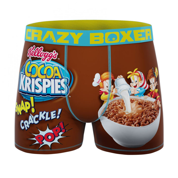 Crazy Boxer Kelloggs Cocoa Rice Krispies Mens Boxer Briefs Image 1