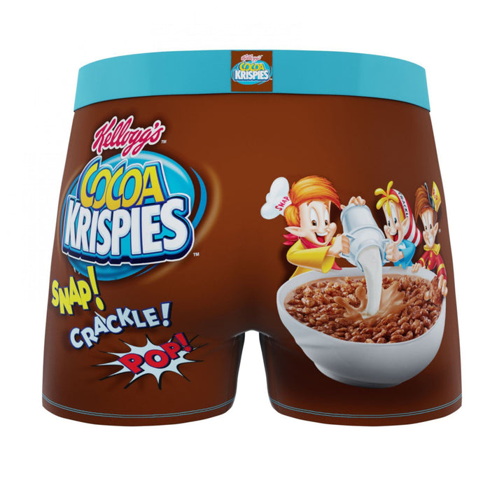 Crazy Boxer Kelloggs Cocoa Rice Krispies Mens Boxer Briefs Image 3