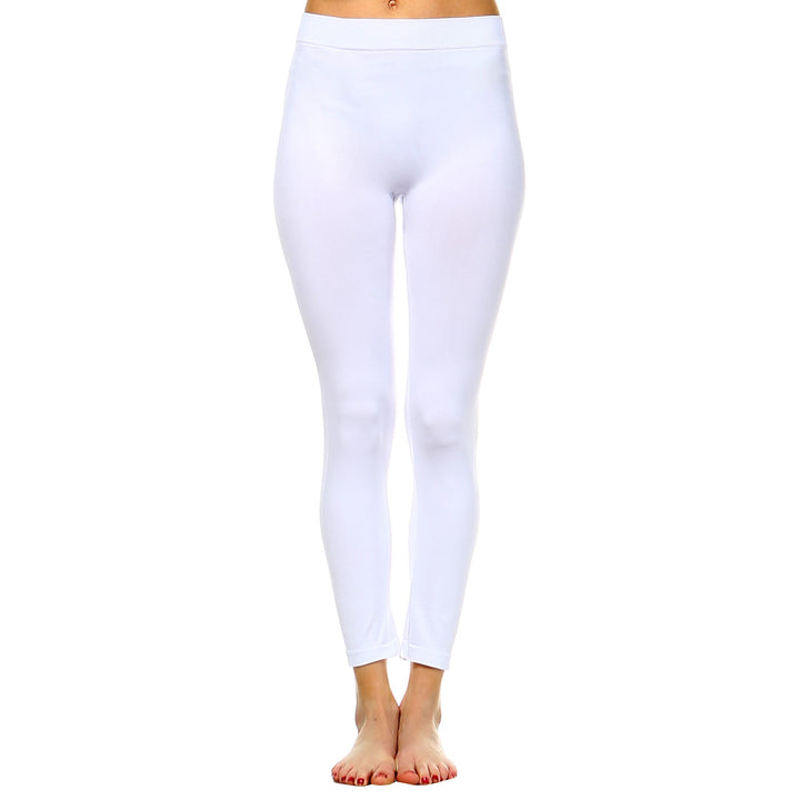 White Mark Womens Stretch Leggings Image 1