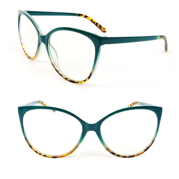 Cat Eye Oversized Frame Womens Reading Glasses Image 1