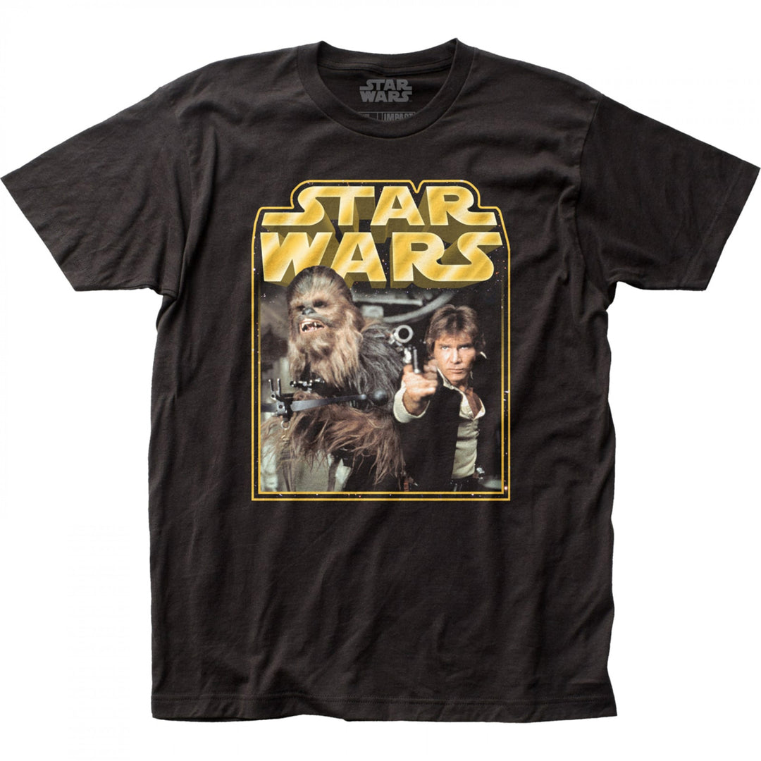 Star Wars Han and Chewie T-Shirt Image 1