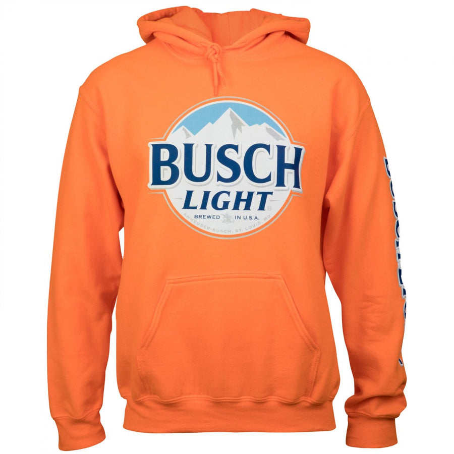 Busch Light Hunter Orange Hoodie Image 1