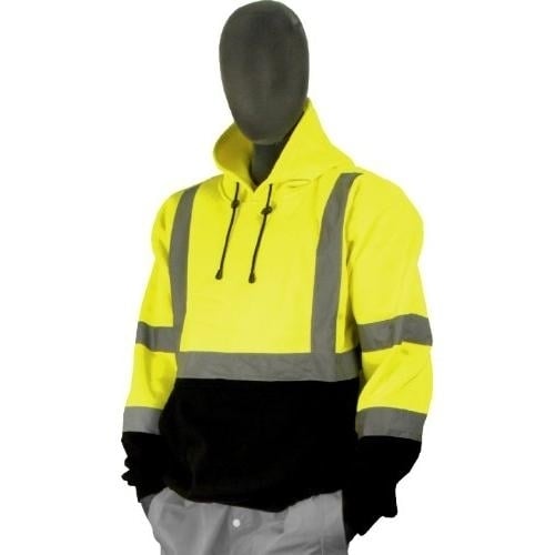 Majestic High Visibility Sweatshirt Hooded Class 3 Hi-Vis Orange 75-5327 Image 1