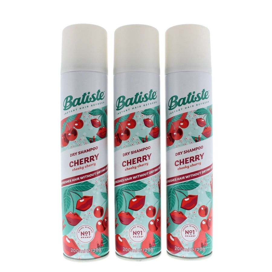 Batiste Instant Hair Refresh Dry Shampoo Cherry Cheeky Cherry 200ml/120g (3 PACK) Image 1
