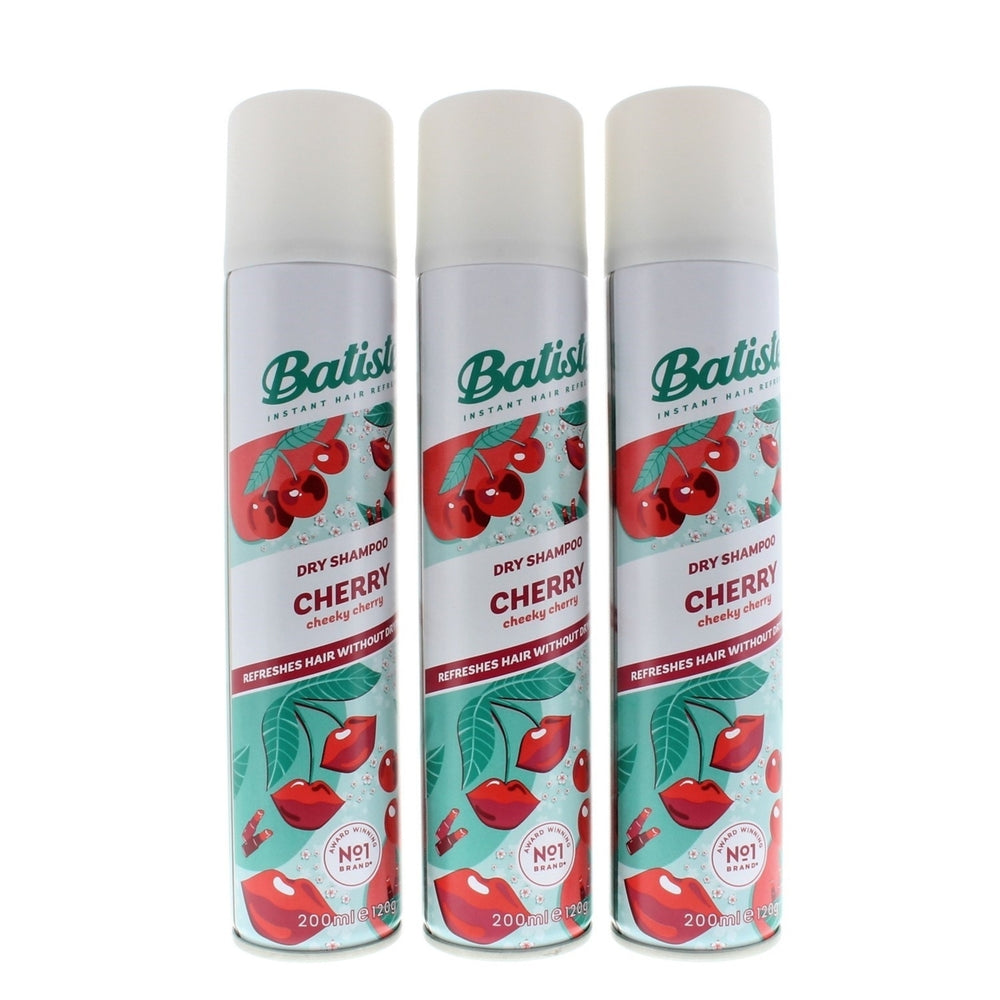 Batiste Instant Hair Refresh Dry Shampoo Cherry Cheeky Cherry 200ml/120g (3 PACK) Image 2