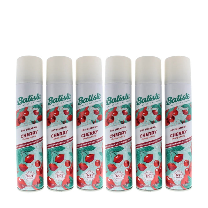 Batiste Instant Hair Refresh Dry Shampoo Cherry Cheeky Cherry 200ml/120g (6 PACK) Image 1