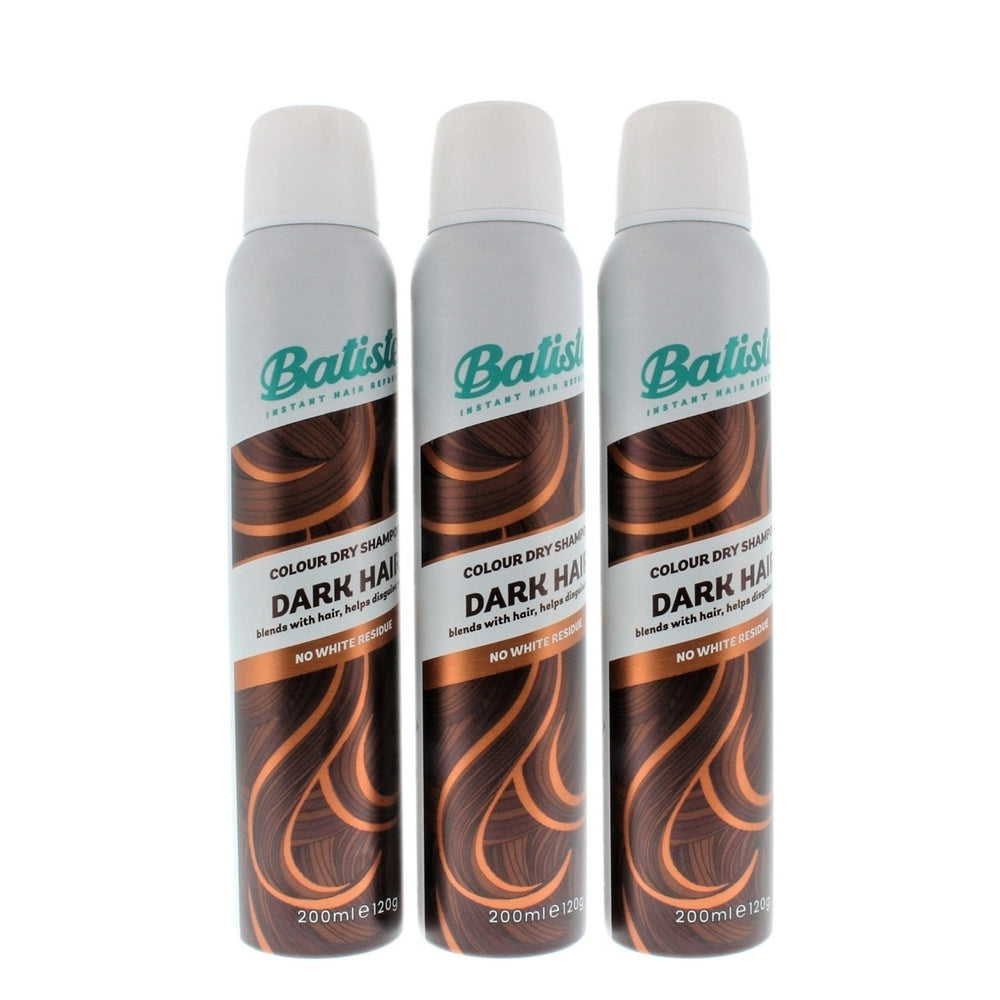Batiste Instant Hair Refresh Colour Dry Shampoo Dark Hair 200ml/120g (3 PACK) Image 2