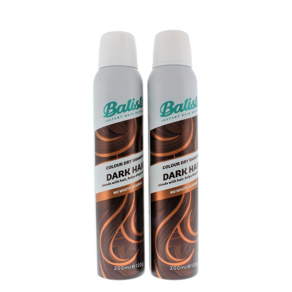 Batiste Instant Hair Refresh Colour Dry Shampoo Dark Hair 200ml/120g (2 PACK) Image 2
