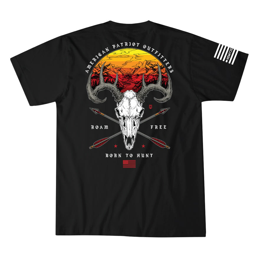 HOWI HUNT TRIBE S/S TEE CV4785-BK Black Short Sleeve T-Shirt Size Available Image 1