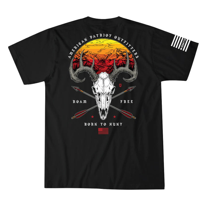 HOWI HUNT TRIBE S/S TEE CV4785-BK Black Short Sleeve T-Shirt Size Available Image 1