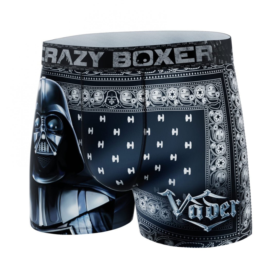Crazy Boxer Darth Vader Ornate Mens Boxer Briefs Image 2