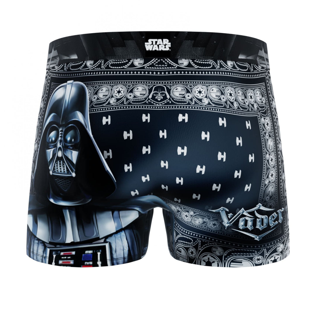 Crazy Boxer Darth Vader Ornate Mens Boxer Briefs Image 3