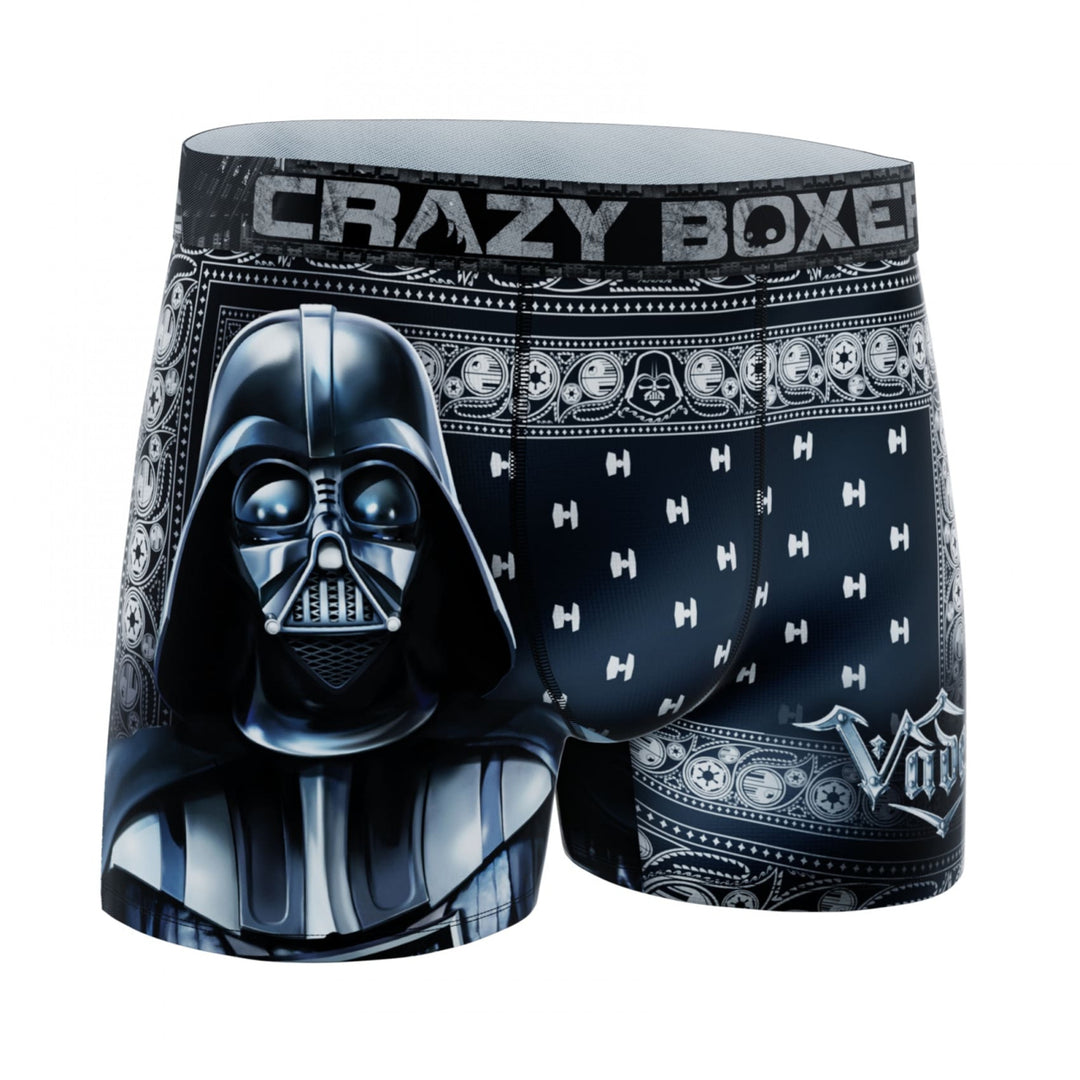 Crazy Boxer Darth Vader Ornate Mens Boxer Briefs Image 4