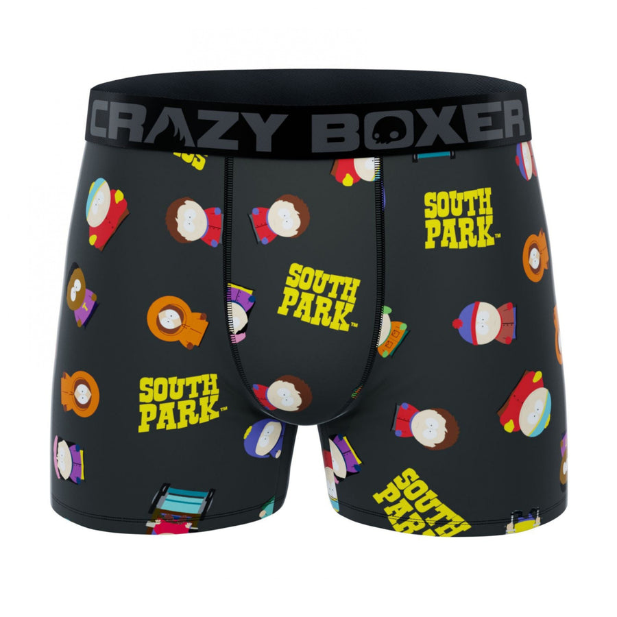 Crazy Boxer South Park Characters Mens Boxer Briefs Image 1