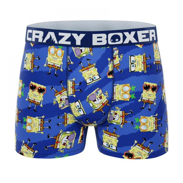 Crazy Boxer SpongeBob SquarePants Fashion Styles Mens Boxer Briefs Image 1