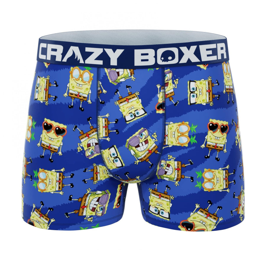 Crazy Boxer SpongeBob SquarePants Fashion Styles Mens Boxer Briefs Image 1