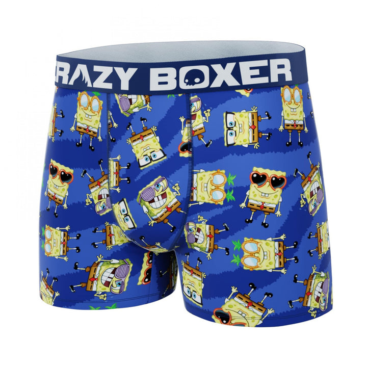 Crazy Boxer SpongeBob SquarePants Fashion Styles Mens Boxer Briefs Image 2