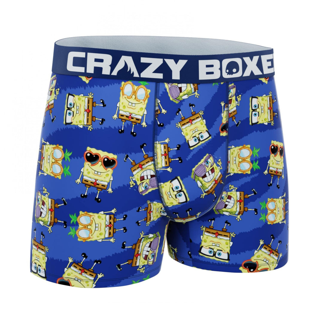 Crazy Boxer SpongeBob SquarePants Fashion Styles Mens Boxer Briefs Image 4