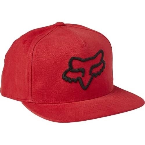 Fox Racing Instill Snapback Hat Red Adjustable One Size Flat Bill for Men Image 1