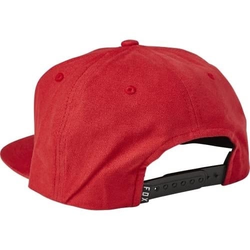 Fox Racing Instill Snapback Hat Red Adjustable One Size Flat Bill for Men Image 2