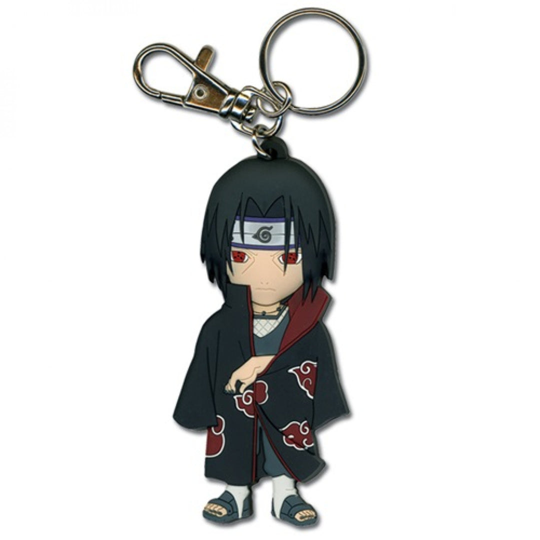 Naruto Akatsuki Itach PVC Keychain Image 1