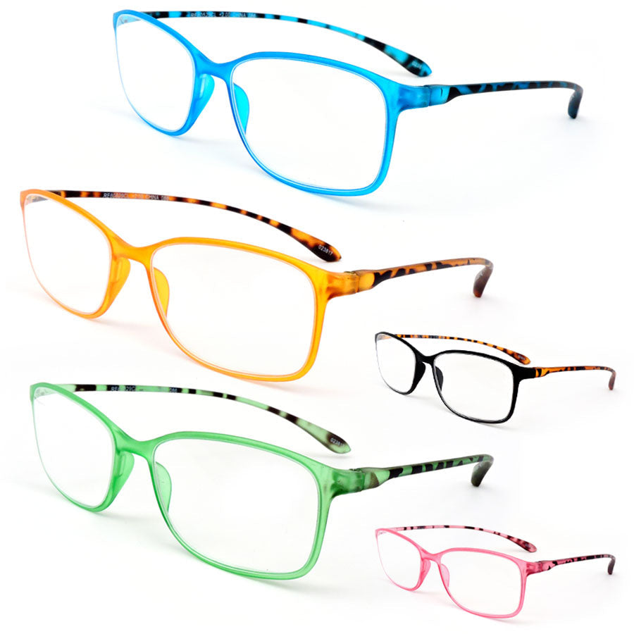 Super Light and Extremely Flexible Frame Frosted Matte Finish Reading Glasses Image 1