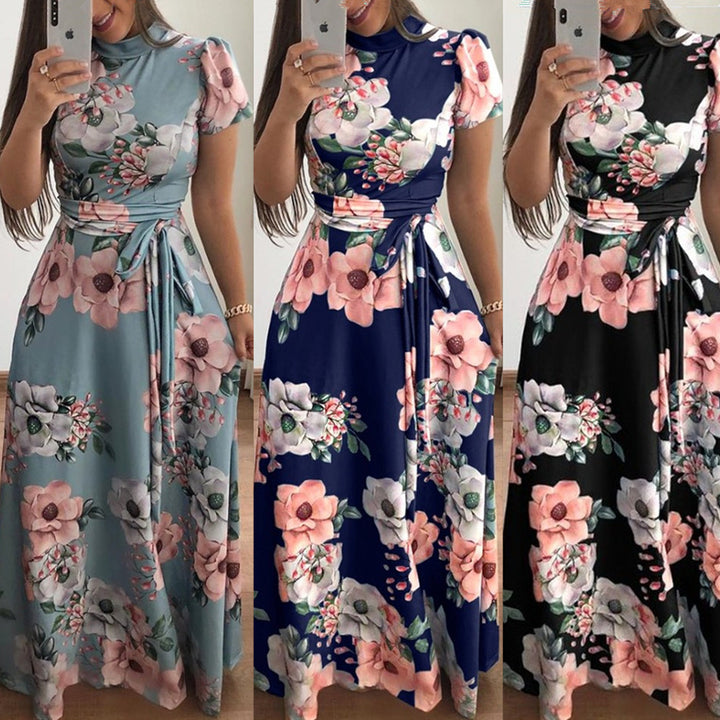 Summer Fashion Elegant Print Dress For Women Image 1