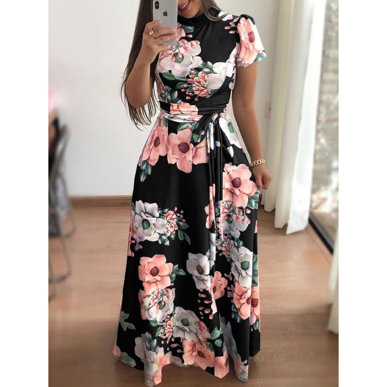 Summer Fashion Elegant Print Dress For Women Image 1