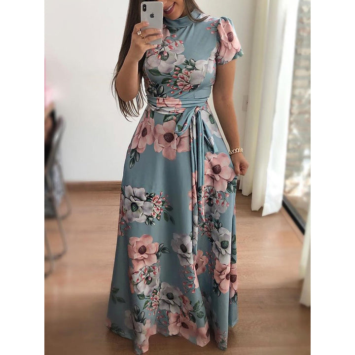 Summer Fashion Elegant Print Dress For Women Image 3