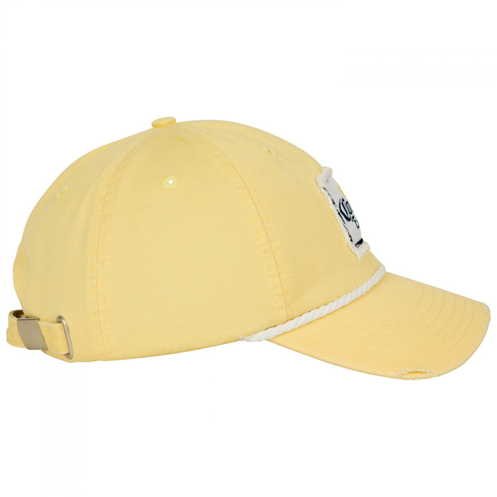 Corona Extra Crown White Adjustable Strapback Rope Hat Image 4