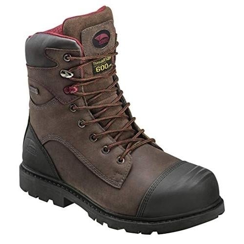 FSI Avenger Mens 8" Hammer Boot 1000g Insulated Waterproof Carbon Toe Brown Image 1